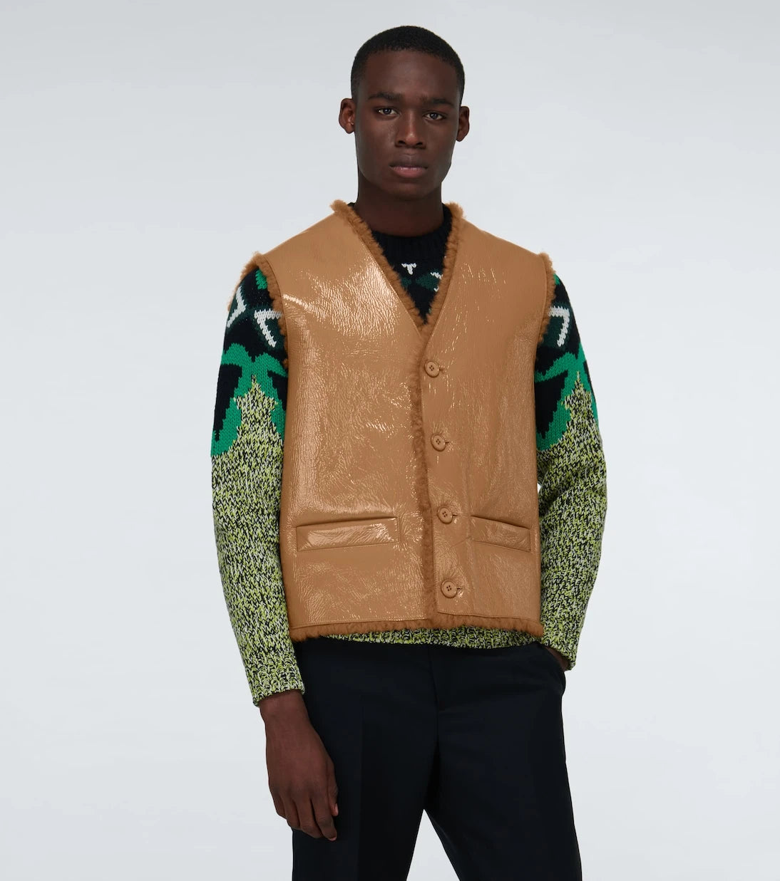 Prada - Shearling vest