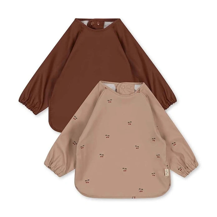 Бебешки лигавник Konges Sløjd (2 броя) DINNER BIB WITH SLEEVES