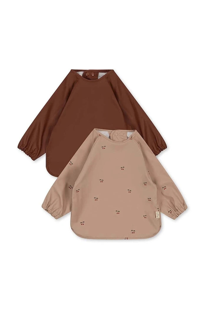 Бебешки лигавник Konges Sløjd (2 броя) DINNER BIB WITH SLEEVES