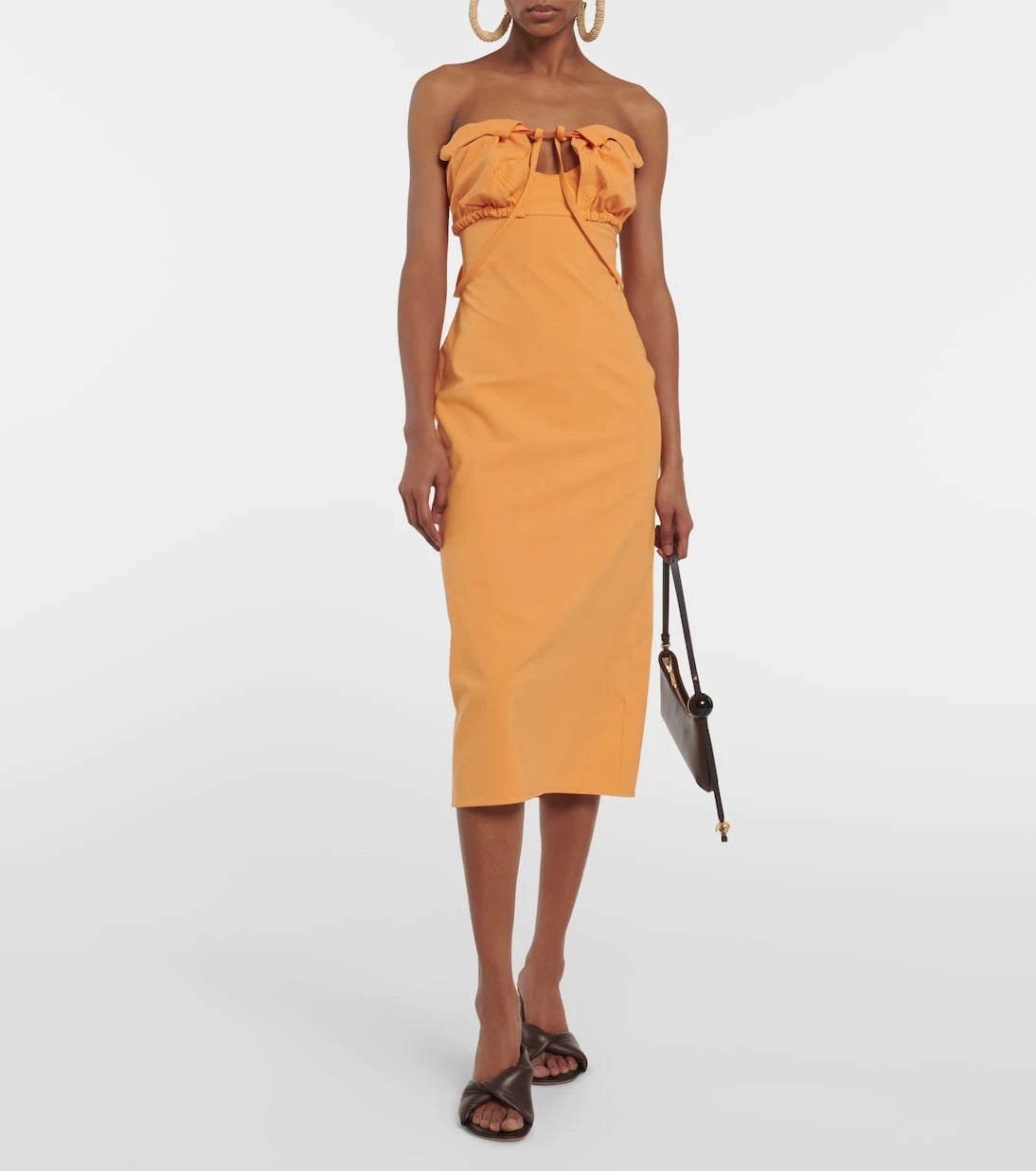 Jacquemus - La Robe Bikini cotton-blend midi dress