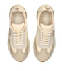 Tory Burch Beige Suede Good Luck Low Top Sneakers