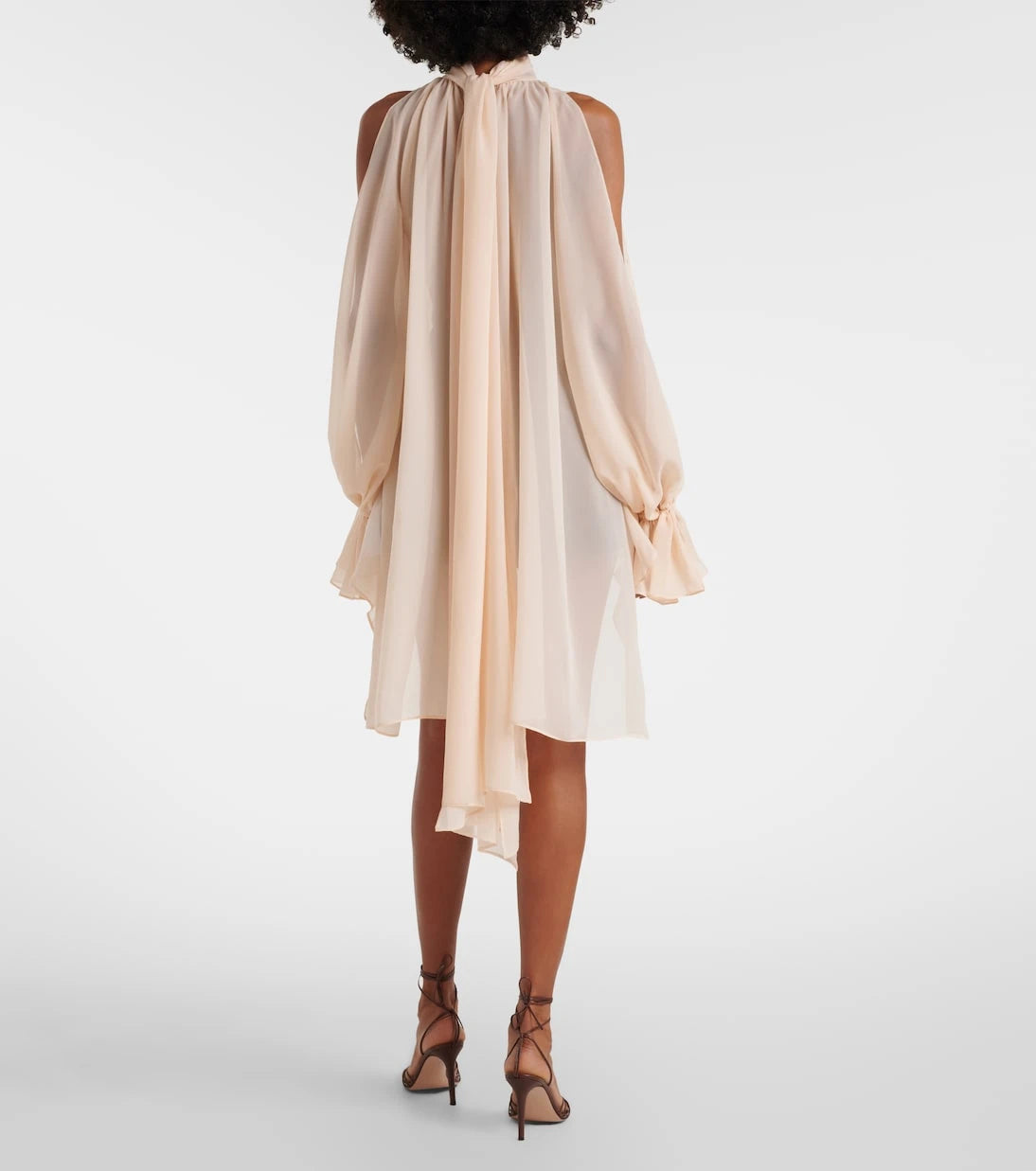 Blumarine - Asymmetric georgette blouse