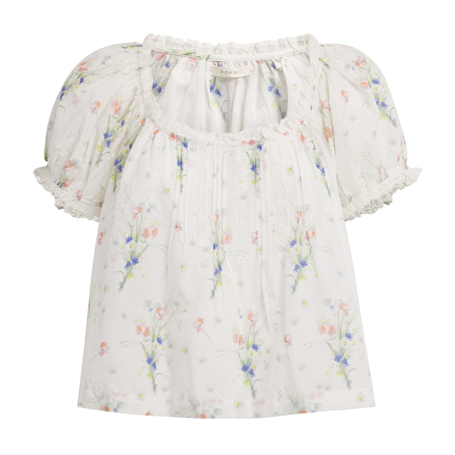 DÔEN White Organic Cotton Frederica Blouse