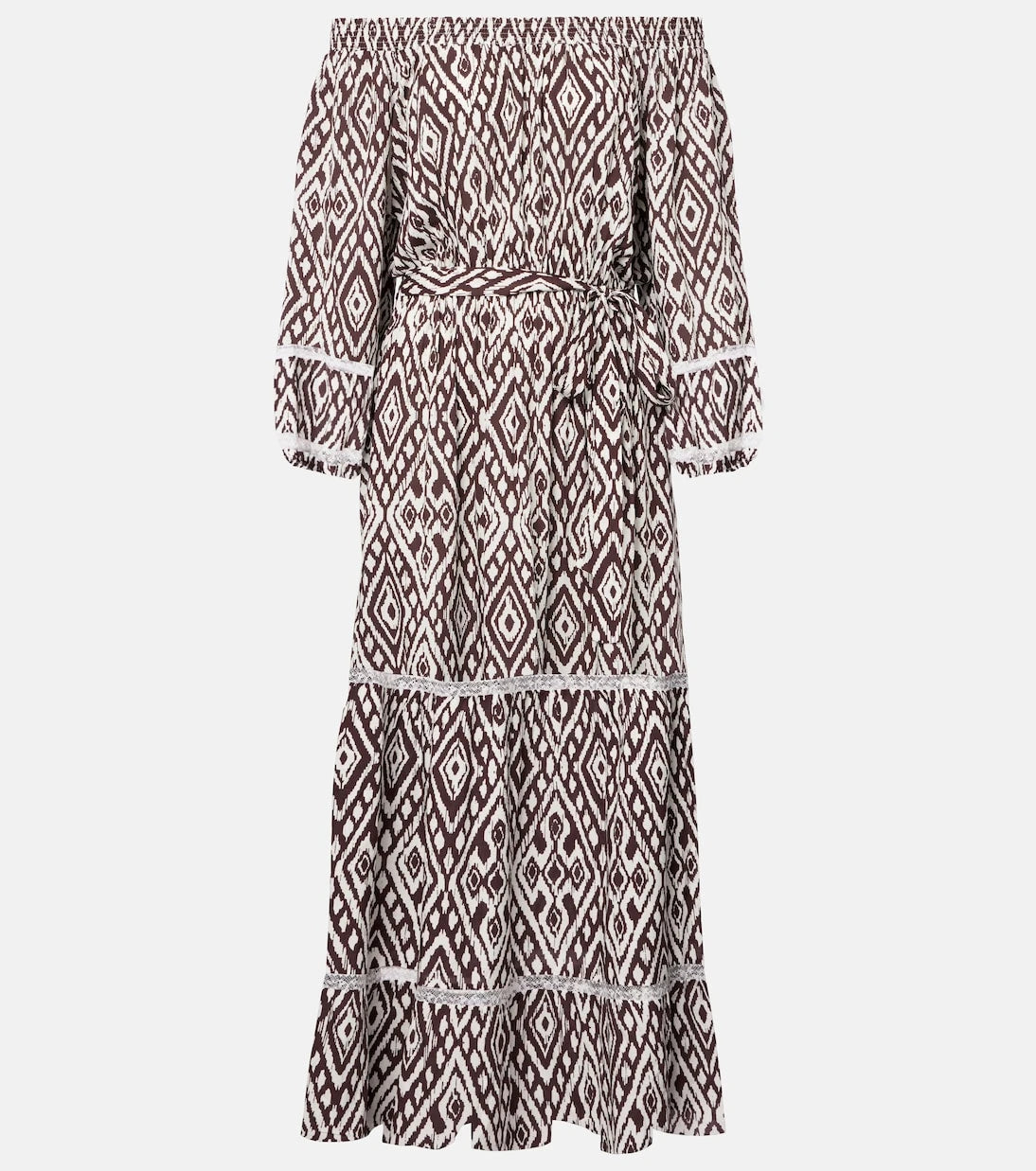 Melissa Odabash - Eclipse gathered printed midi dress