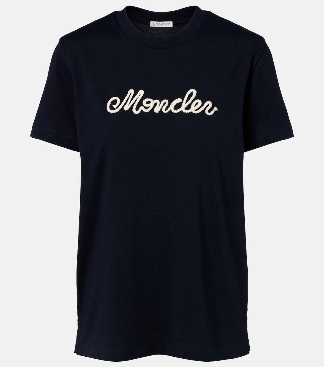 Moncler - Logo cotton jersey T-shirt