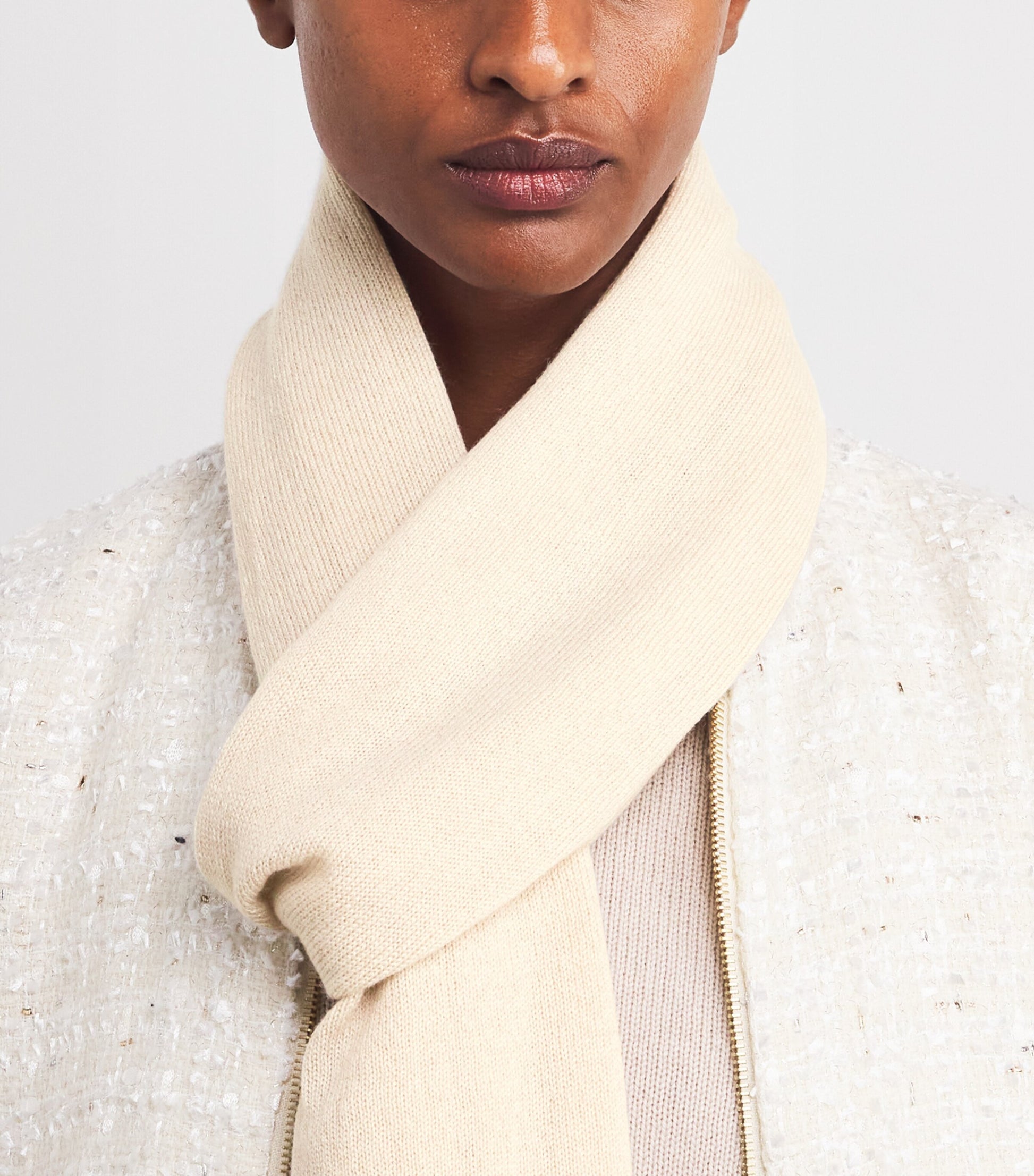 Eleventy Beige Cashmere Scarf