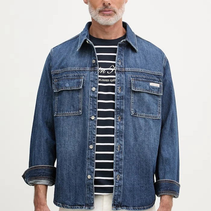 Calvin Klein Jeans erkek denim gömlek