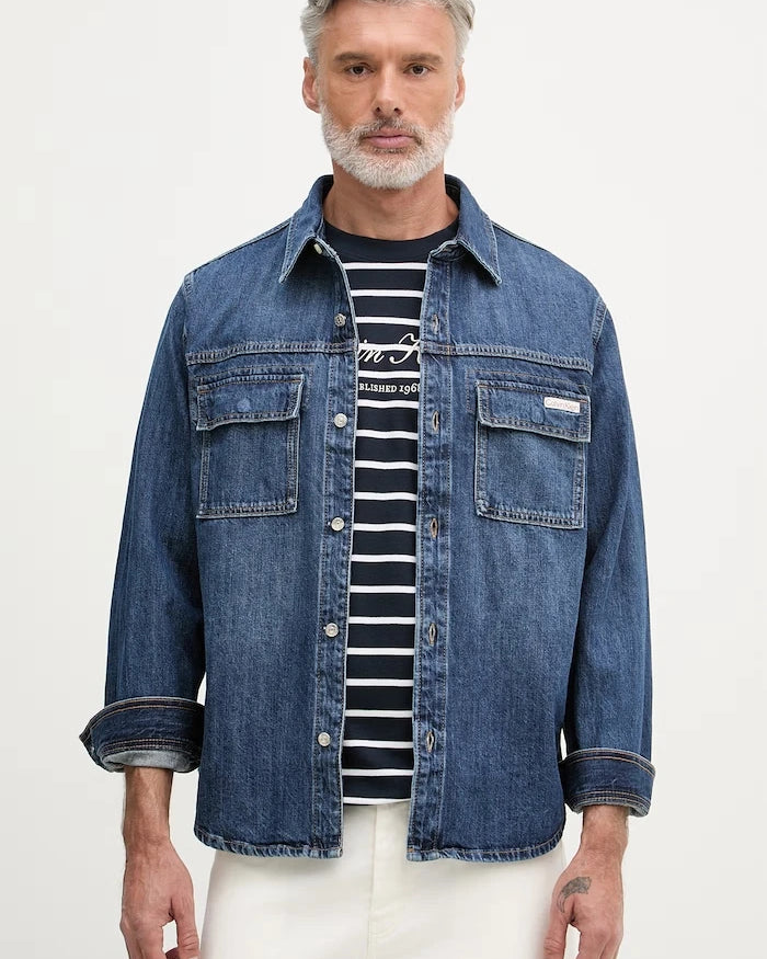 Calvin Klein Jeans erkek denim gömlek