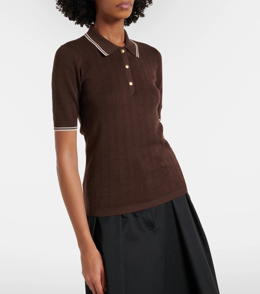 Moncler - Cotton polo sweater