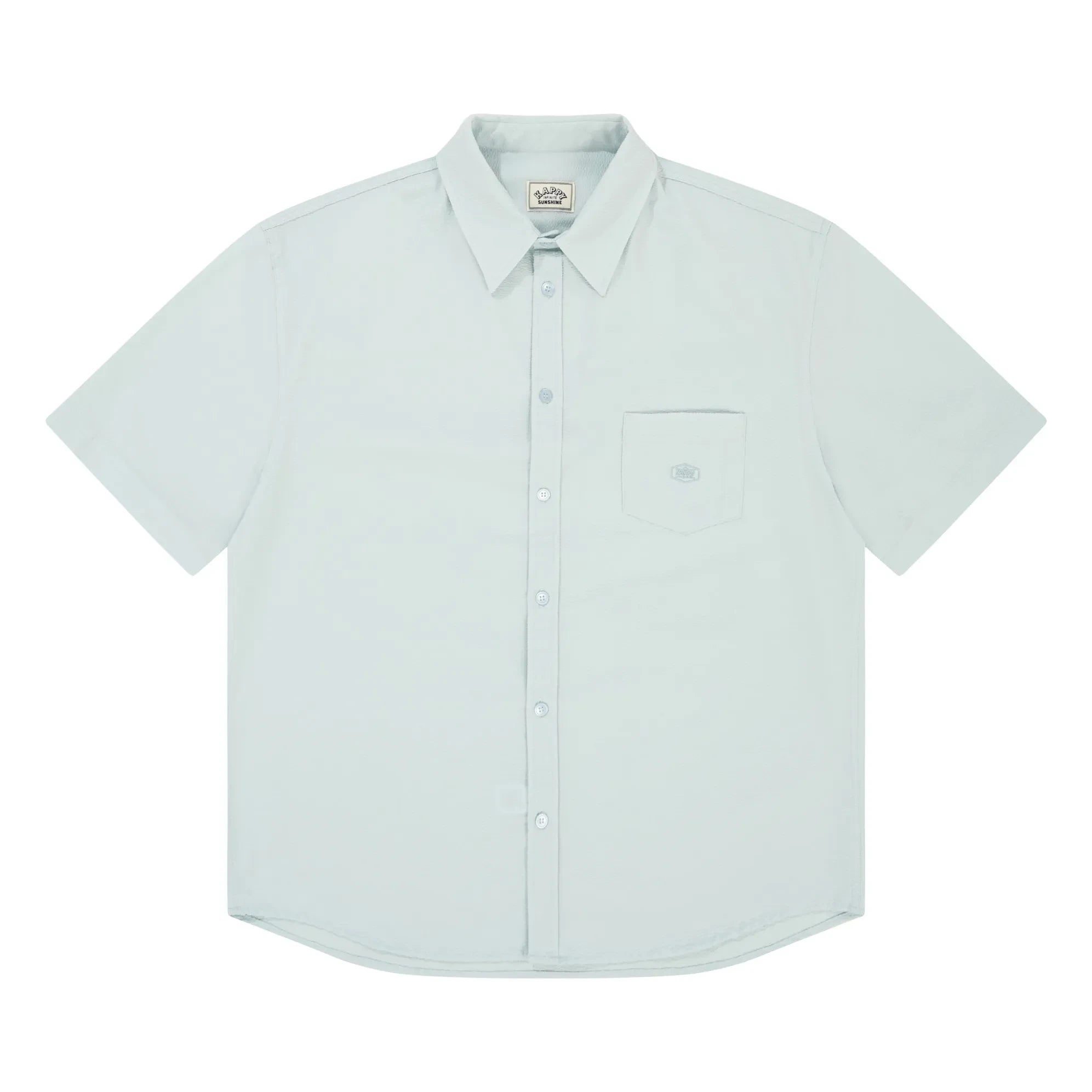 Kappy - Relaxed Seersucker shirt | Light Blue