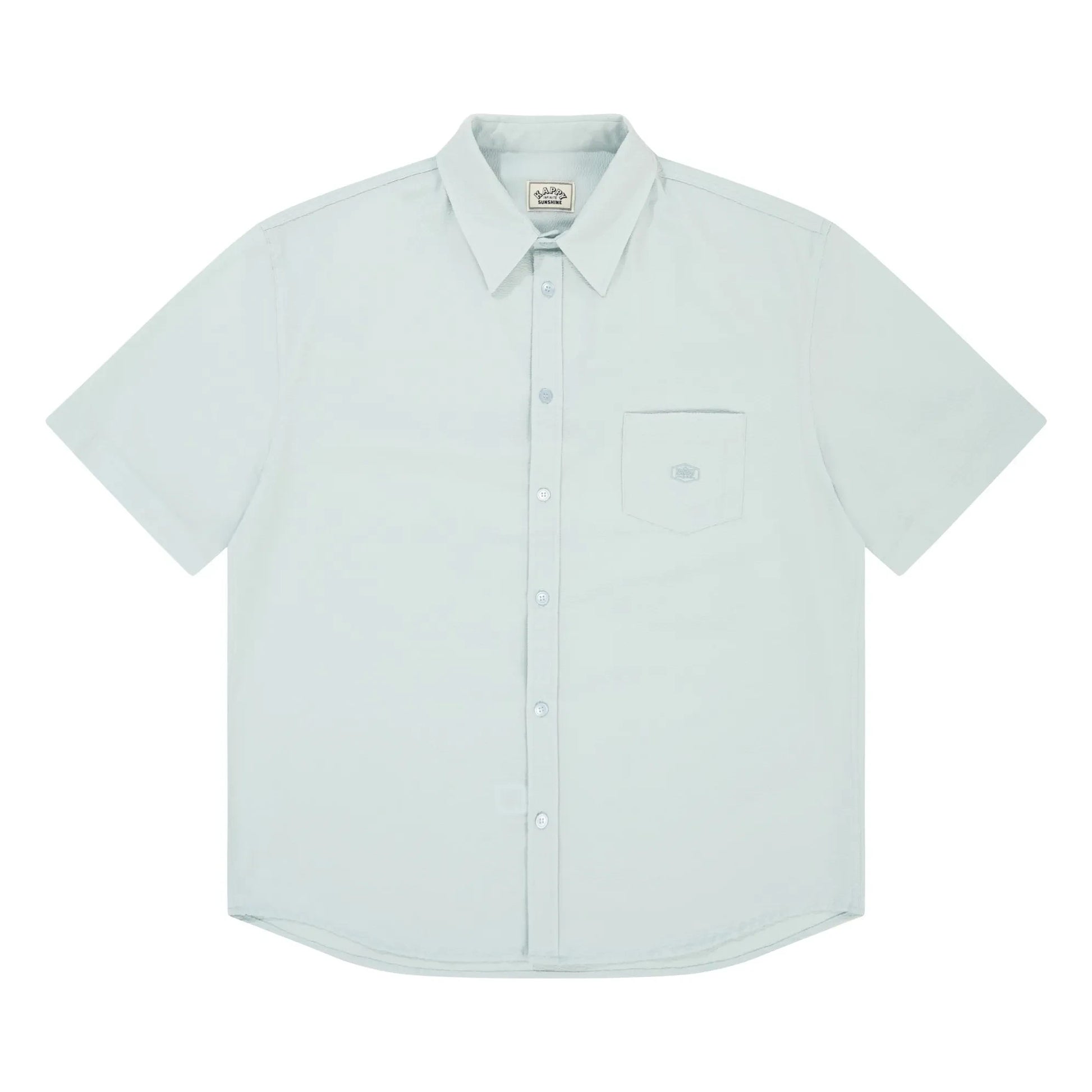 Kappy - Relaxed Seersucker shirt | Light Blue