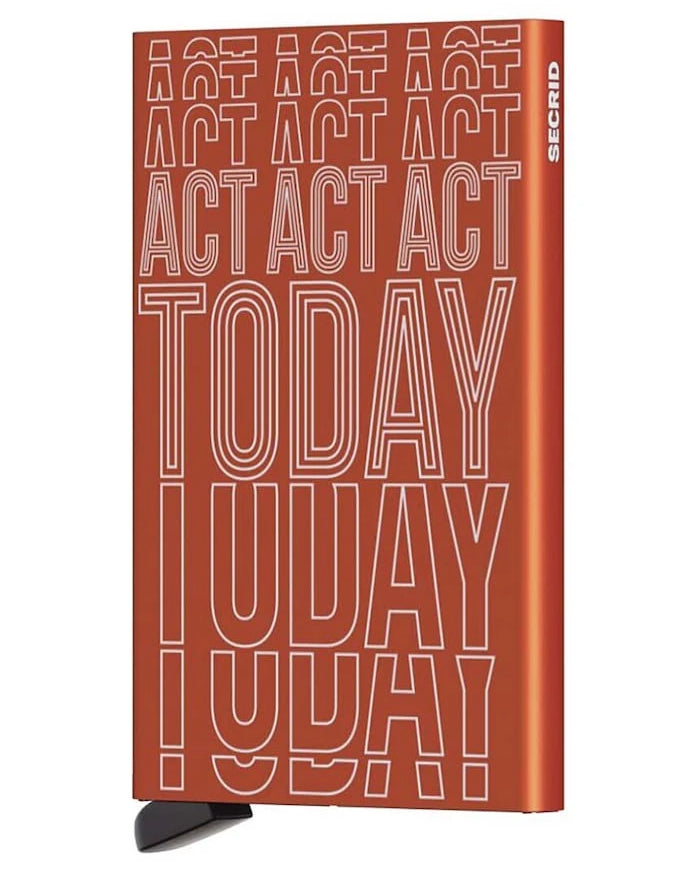 Secrid Cardprotector Laser Orange Cüzdan