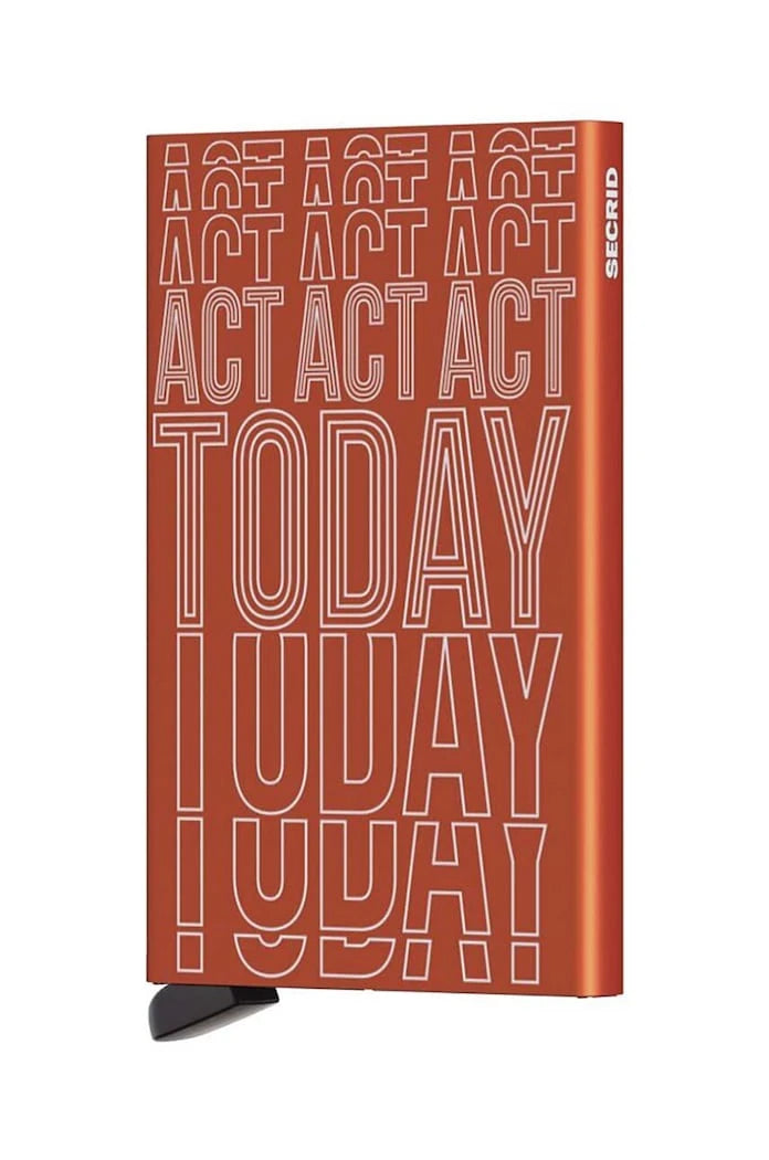 Secrid Cardprotector Laser Orange Cüzdan