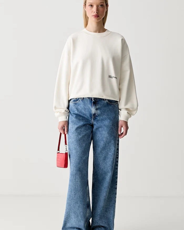 Karl Lagerfeld Jeans Kadın Pamuklu Oversize Sweatshirt