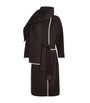 Maje Brown Wool-Blend Wrap Coat