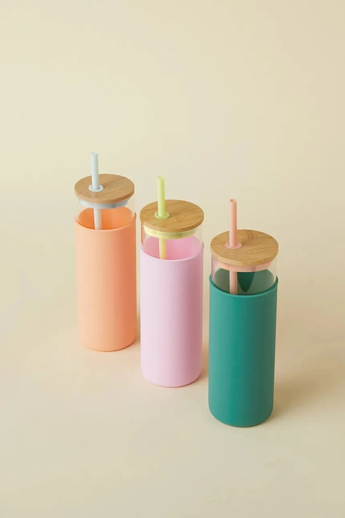 Чаша със слама Designworks Ink Tumbler 650 ml
