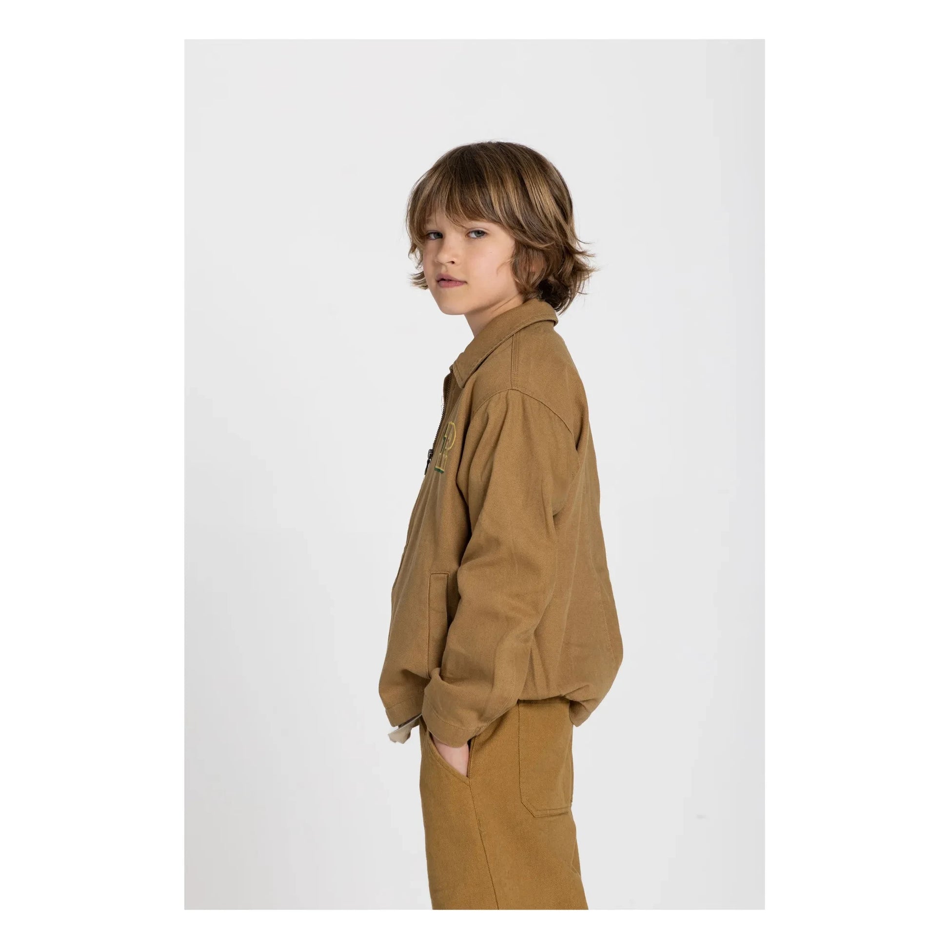 Hundred Pieces - Clock jacket | Brown