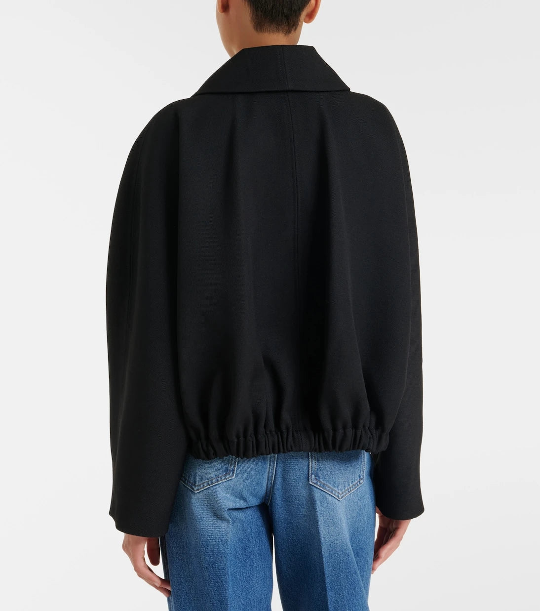 Victoria Beckham - Arden virgin wool gabardine blouson jacket
