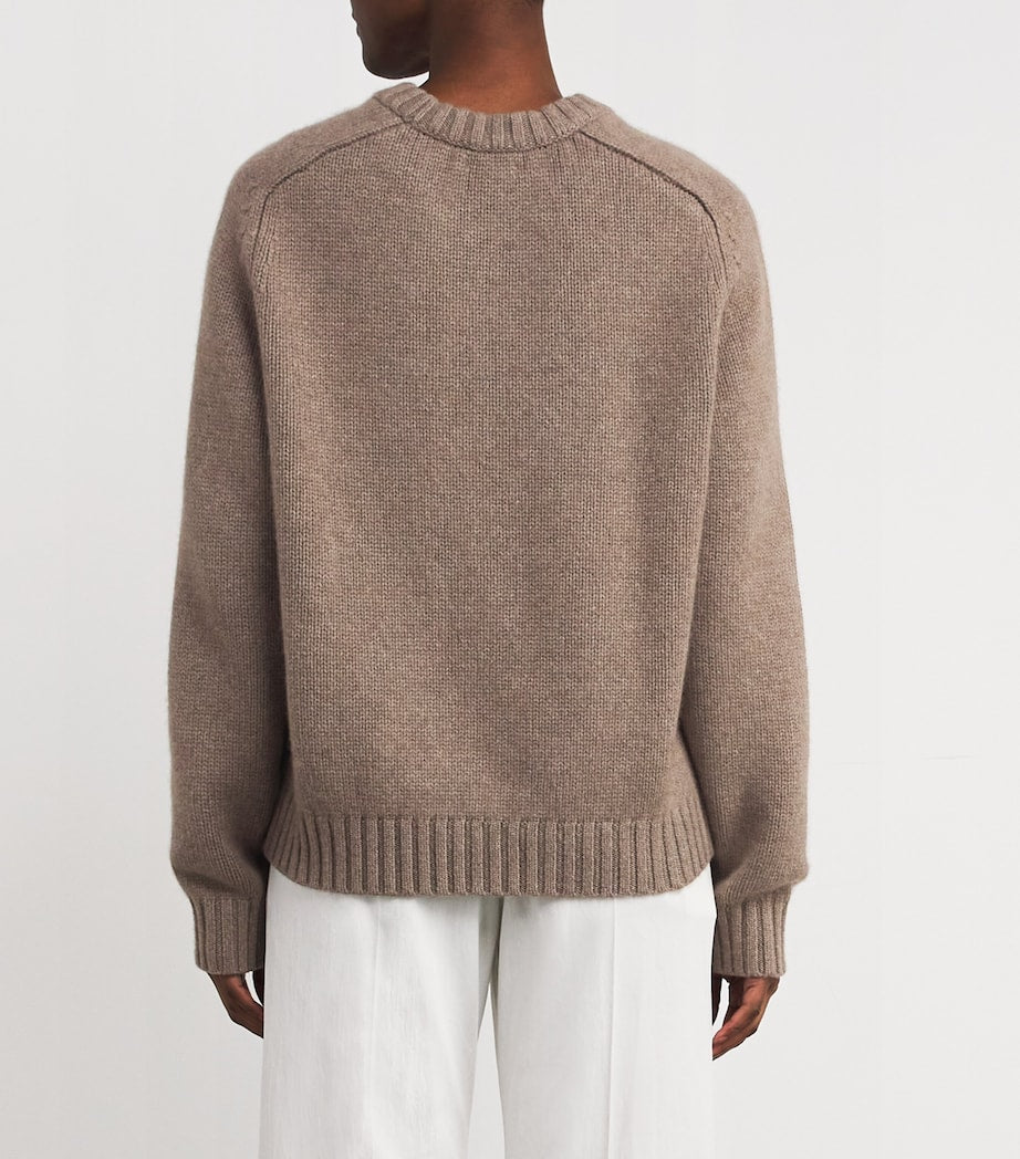 Brown Cashmere Mae Sweater