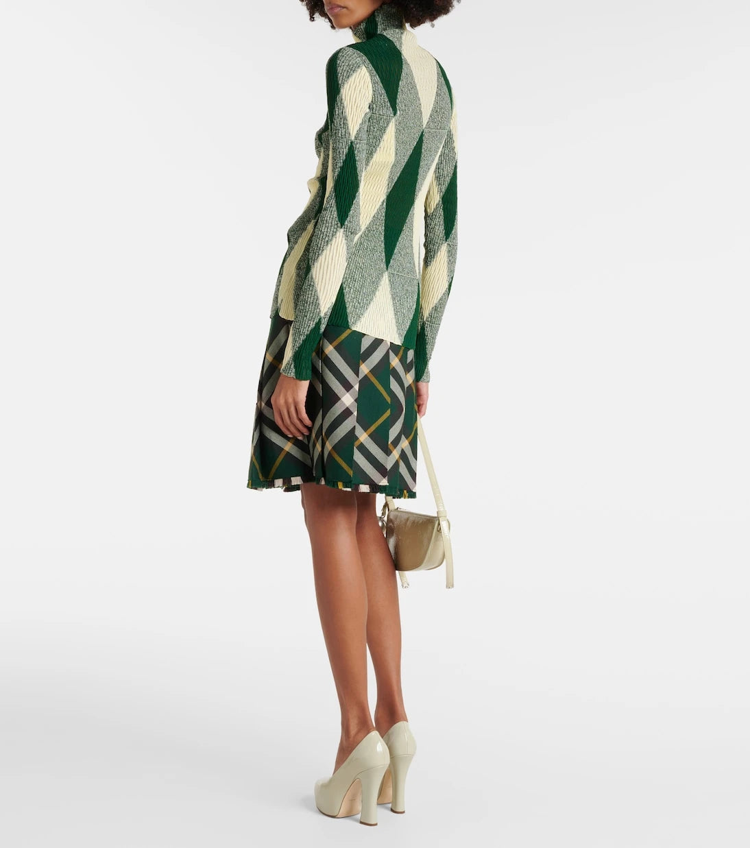 Burberry - سترة أرجيل من القطن والحرير