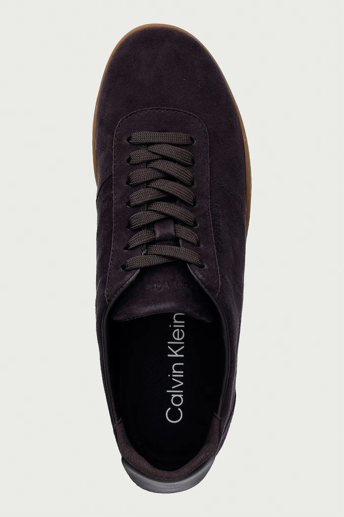 Calvin Klein BALLET SNEAKER LACEUP LTH-SUE kadın süet spor ayakkabı