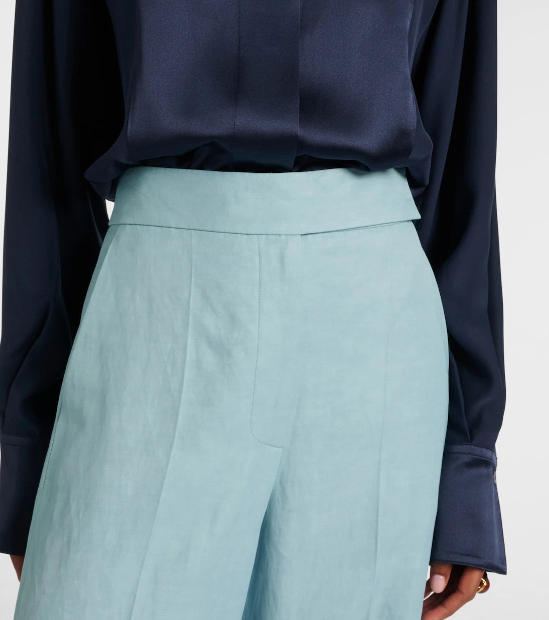 Joseph - Aix chambray wide-leg pants