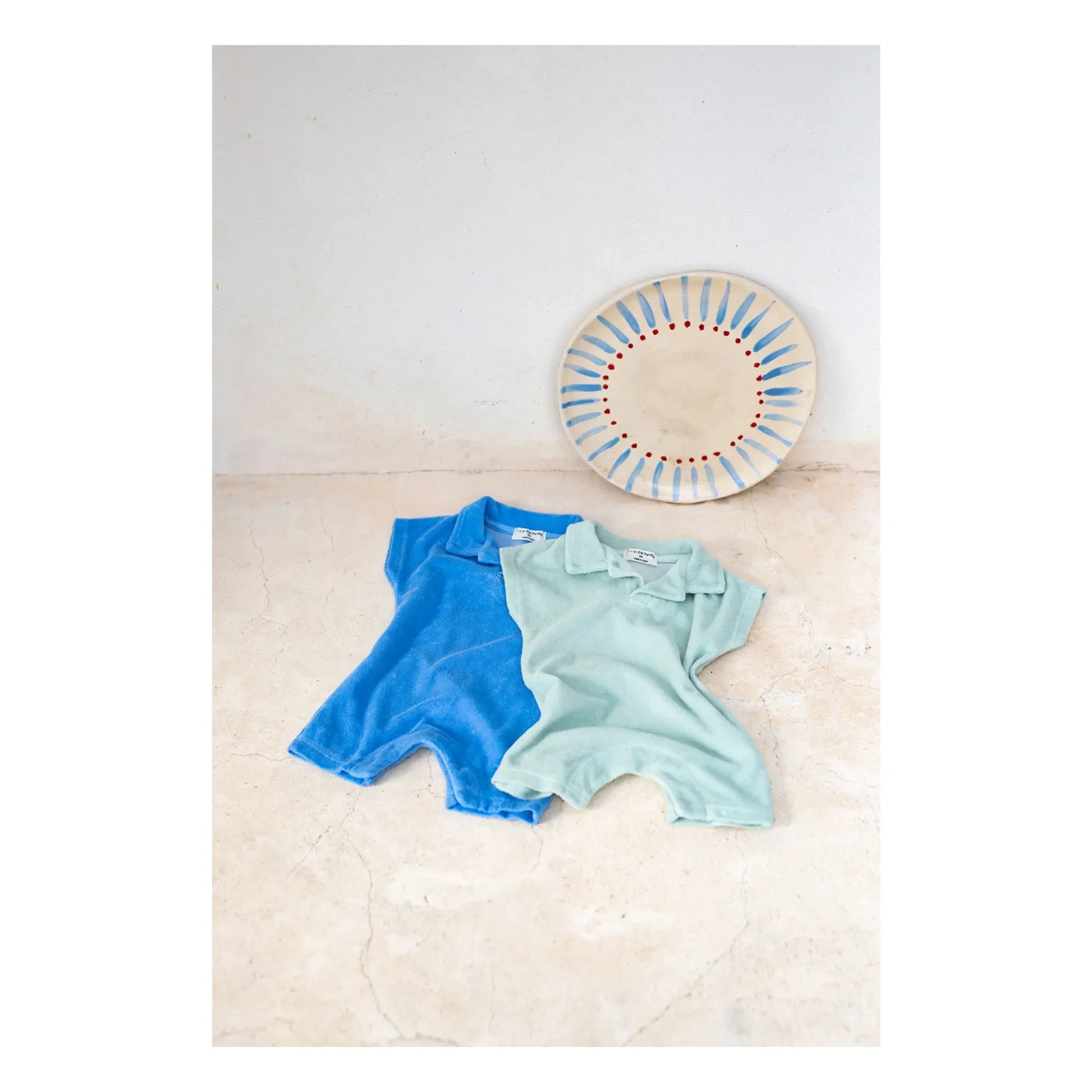 1+ in the family - Combishort Alaro Eponge | Light blue