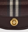 Burberry Brown Mini Canvas Highlands Cross-Body Bag