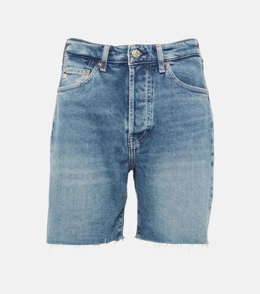 AG Jeans - High-rise denim shorts