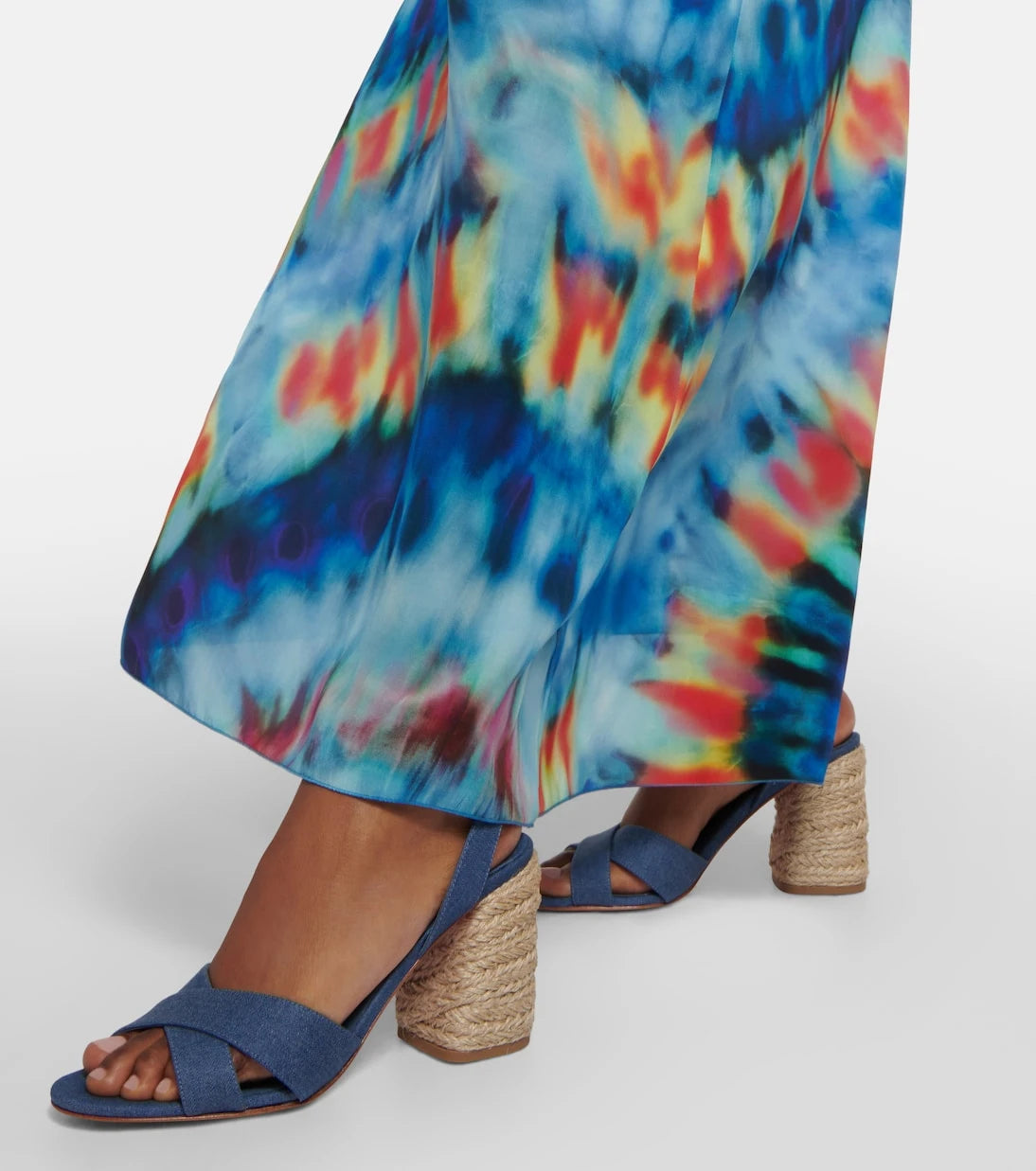 Christian Louboutin - Summer Mariza denim espadrilles sandals