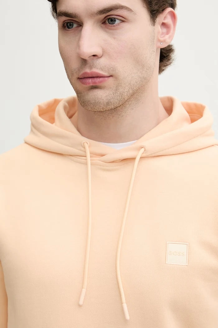BOSS Orange Kapüşonlu Erkek Pamuklu Sweatshirt Wetalk