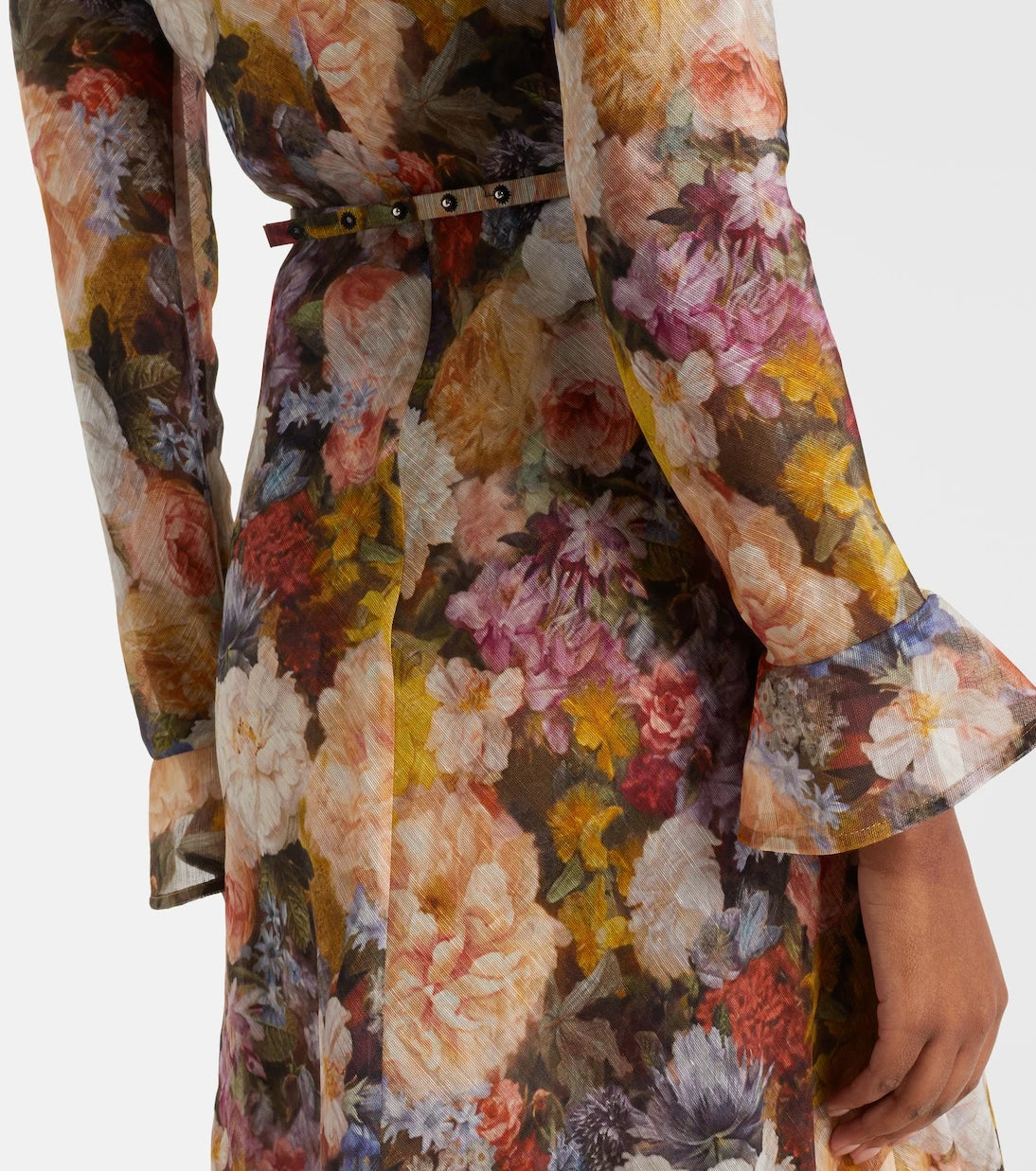 Zimmermann - Alchemy belted floral maxi dress