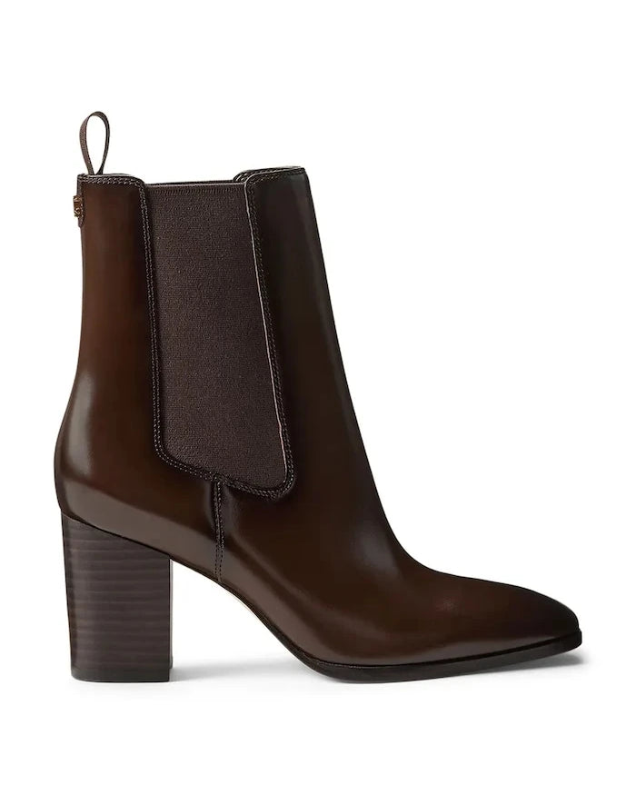 Lauren Ralph Lauren боти челси дамски от кожа Rlyn Bte Hl