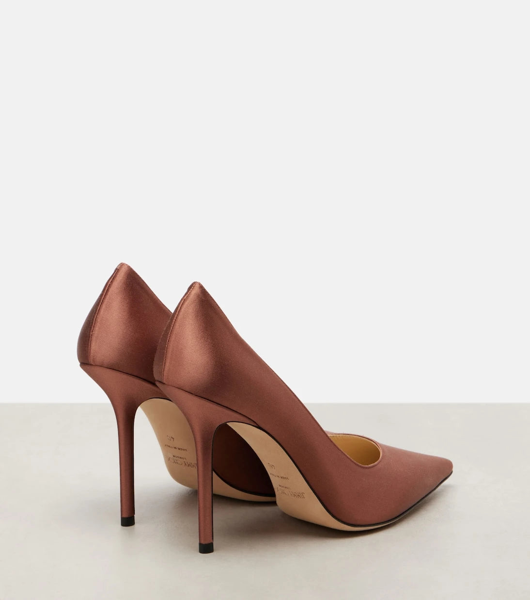 Jimmy Choo - Love 100 satin pumps