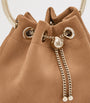Jimmy Choo Beige Leather Bon Bon Top-Handle Bag