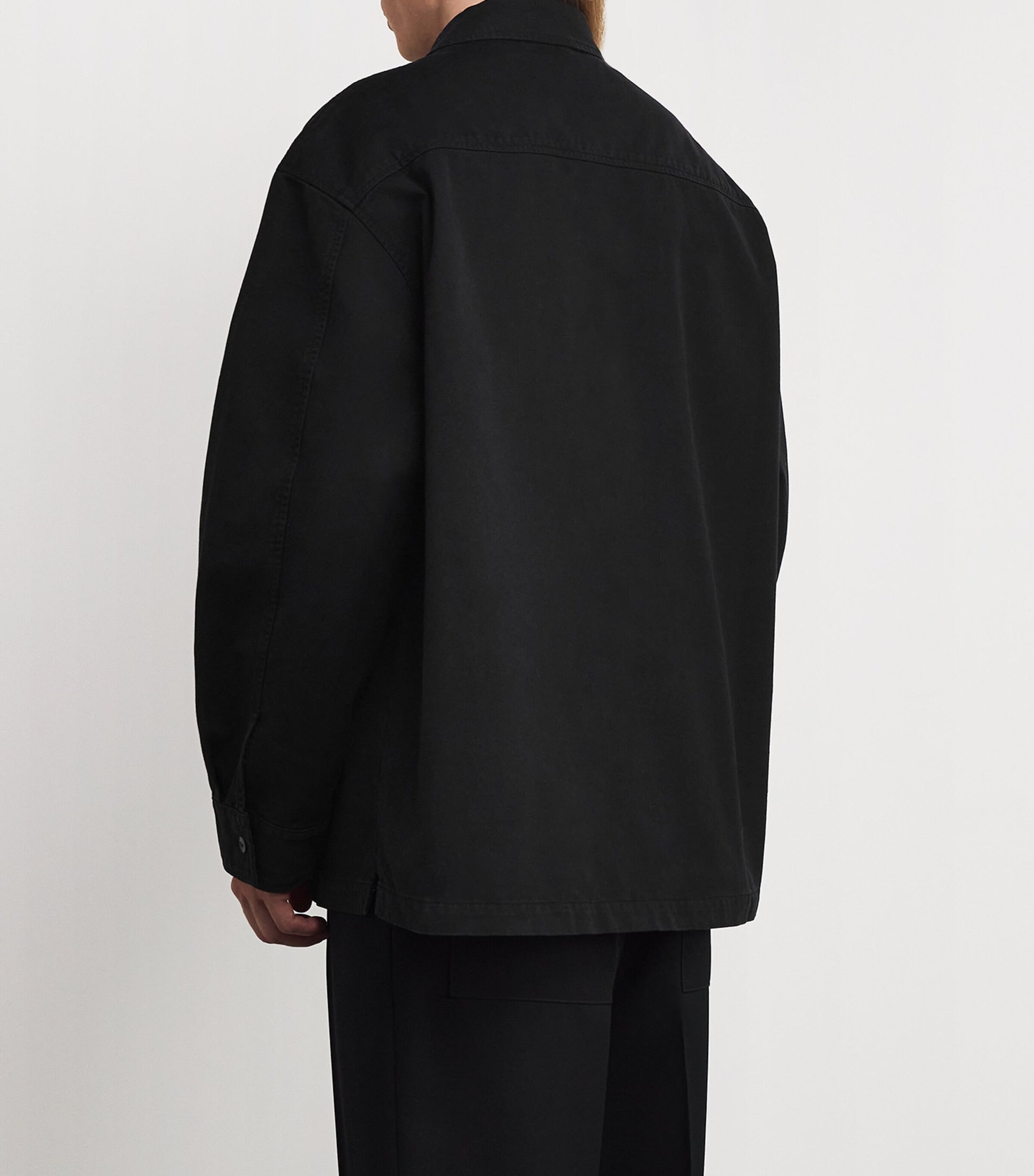 Black Cotton Rhode Overshirt