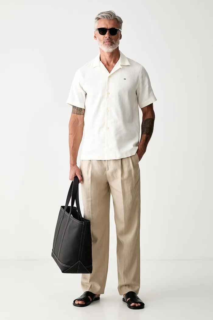 Tommy Hilfiger erkek keten gömlek