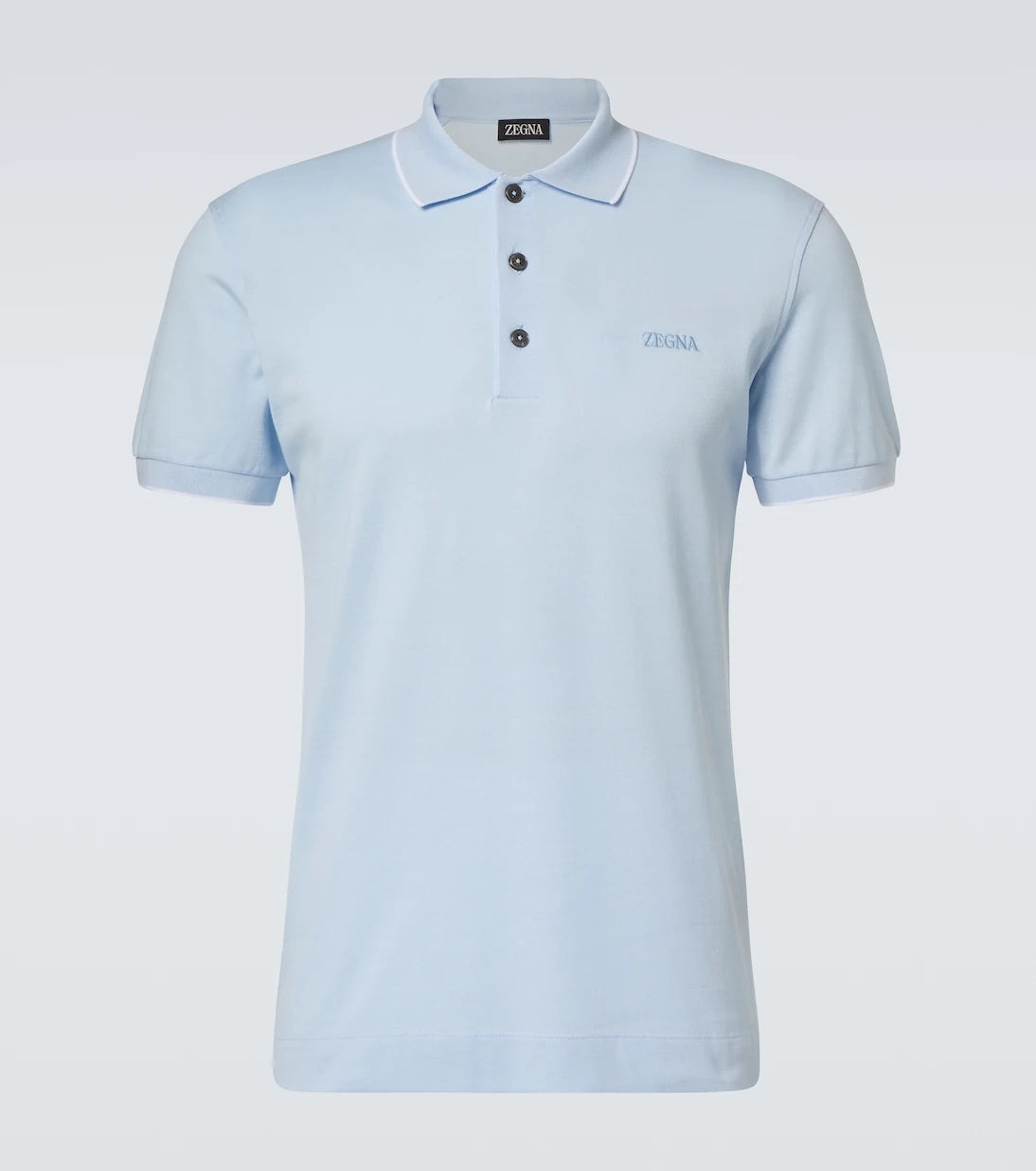 Zegna - Cotton-blend polo shirt