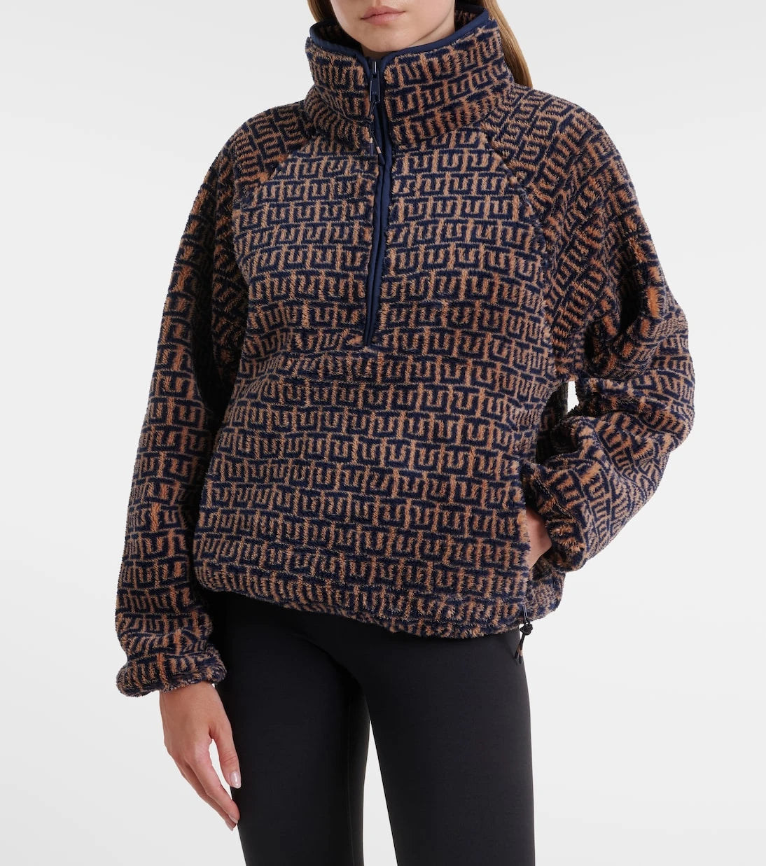 The Upside - Castilla Harlow fleece half-zip sweatshirt