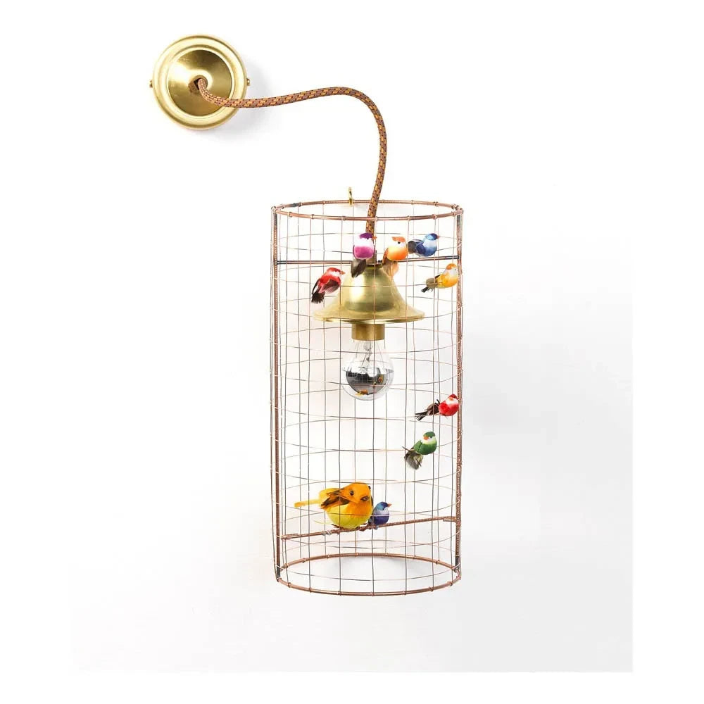 Mathieu Challières - Birdcage Wall Lamp