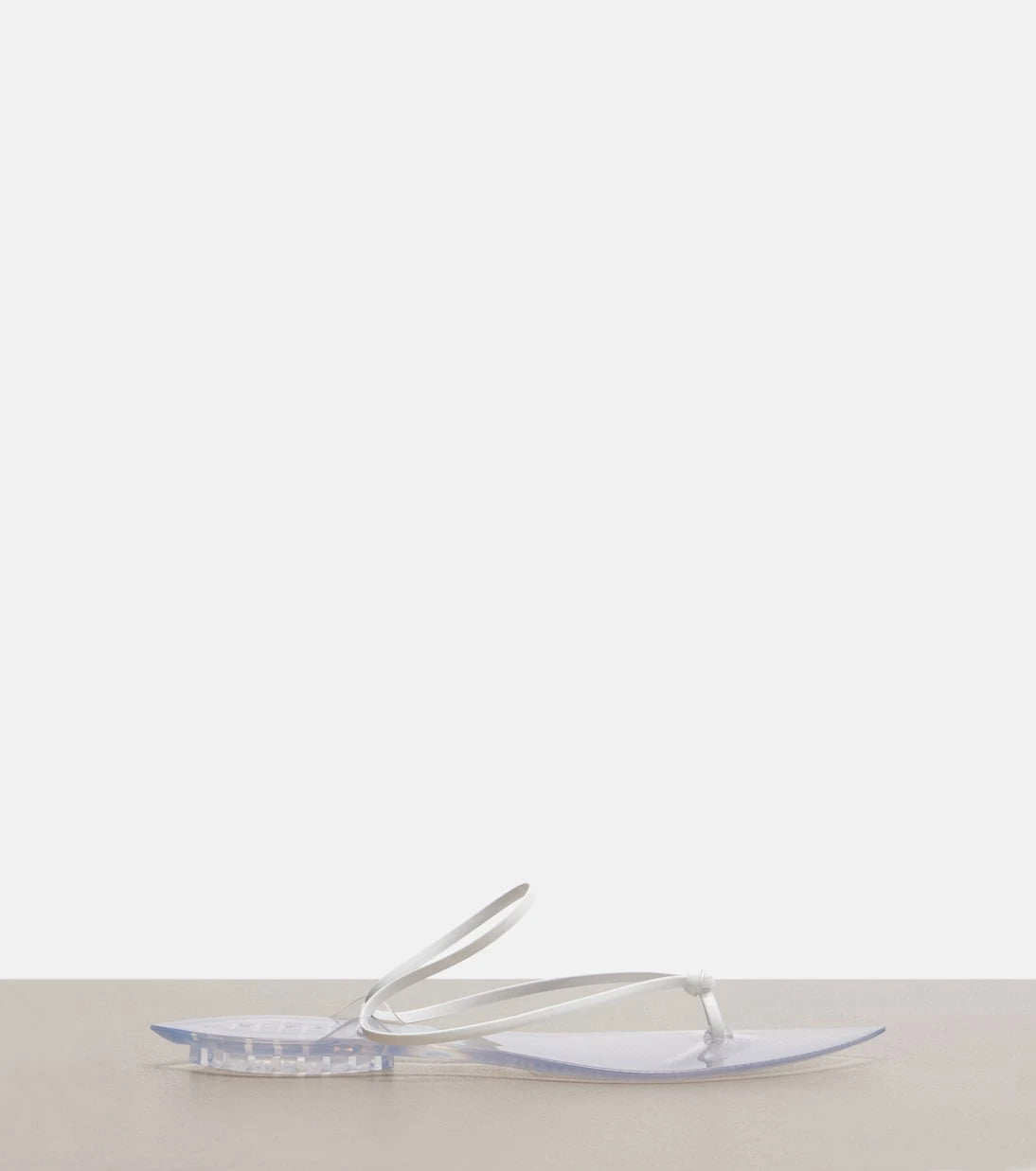 Alaïa - Invisible leather thong sandals