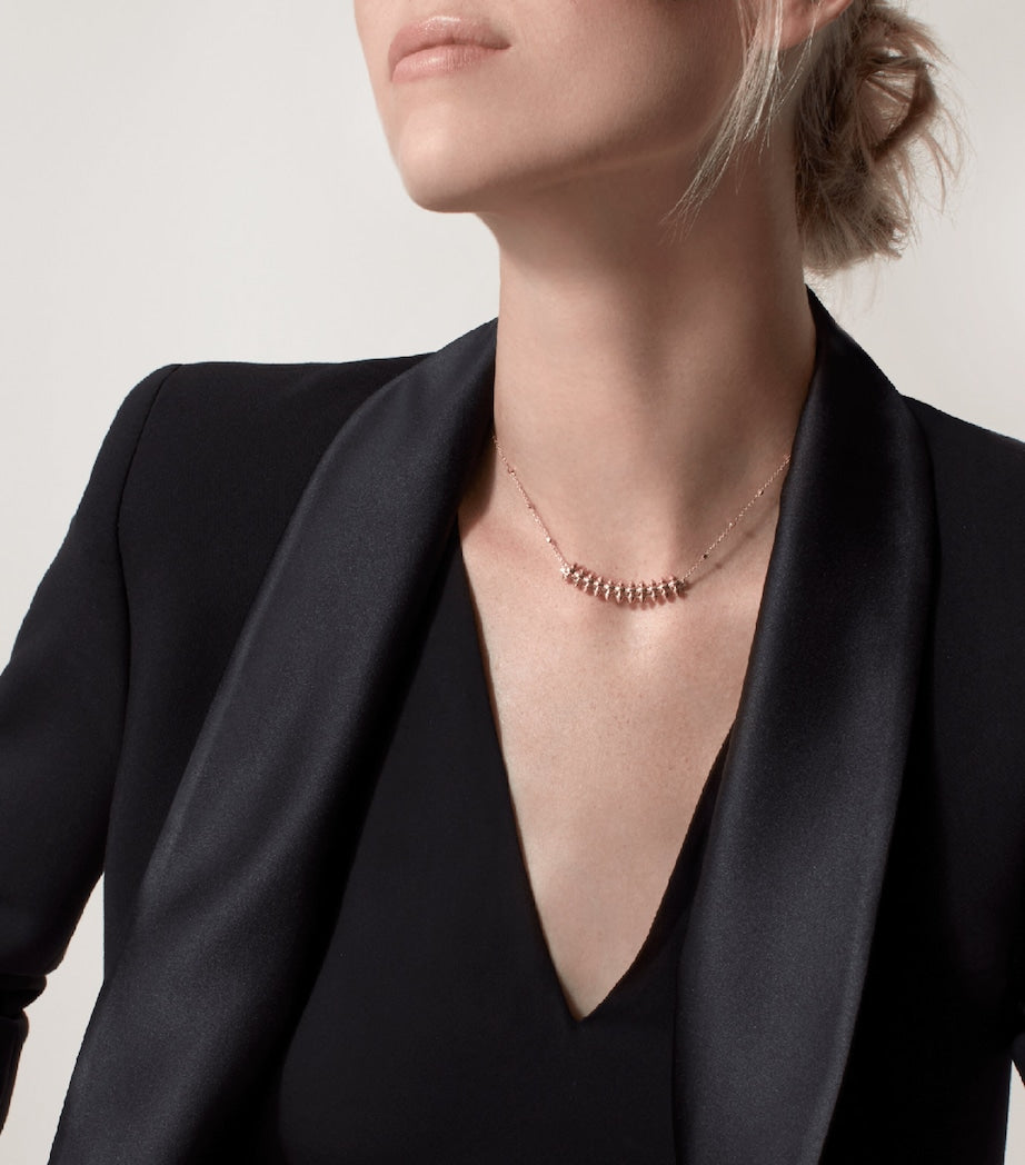 Medium Rose Gold Clash de Cartier Necklace