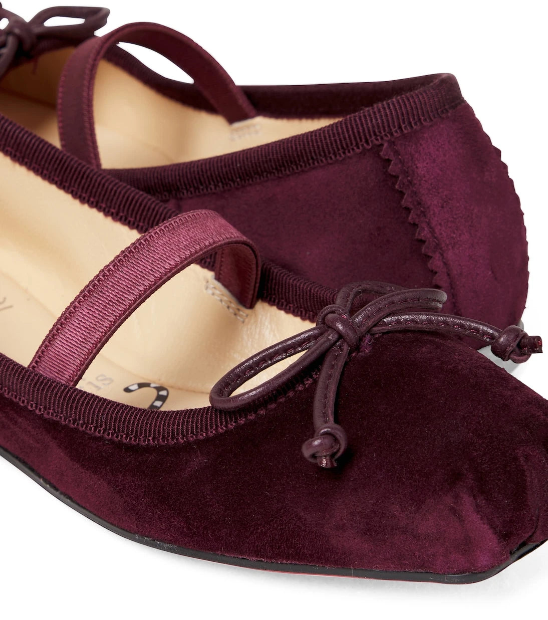 Christian Louboutin Kids - Baballet suede ballet flats