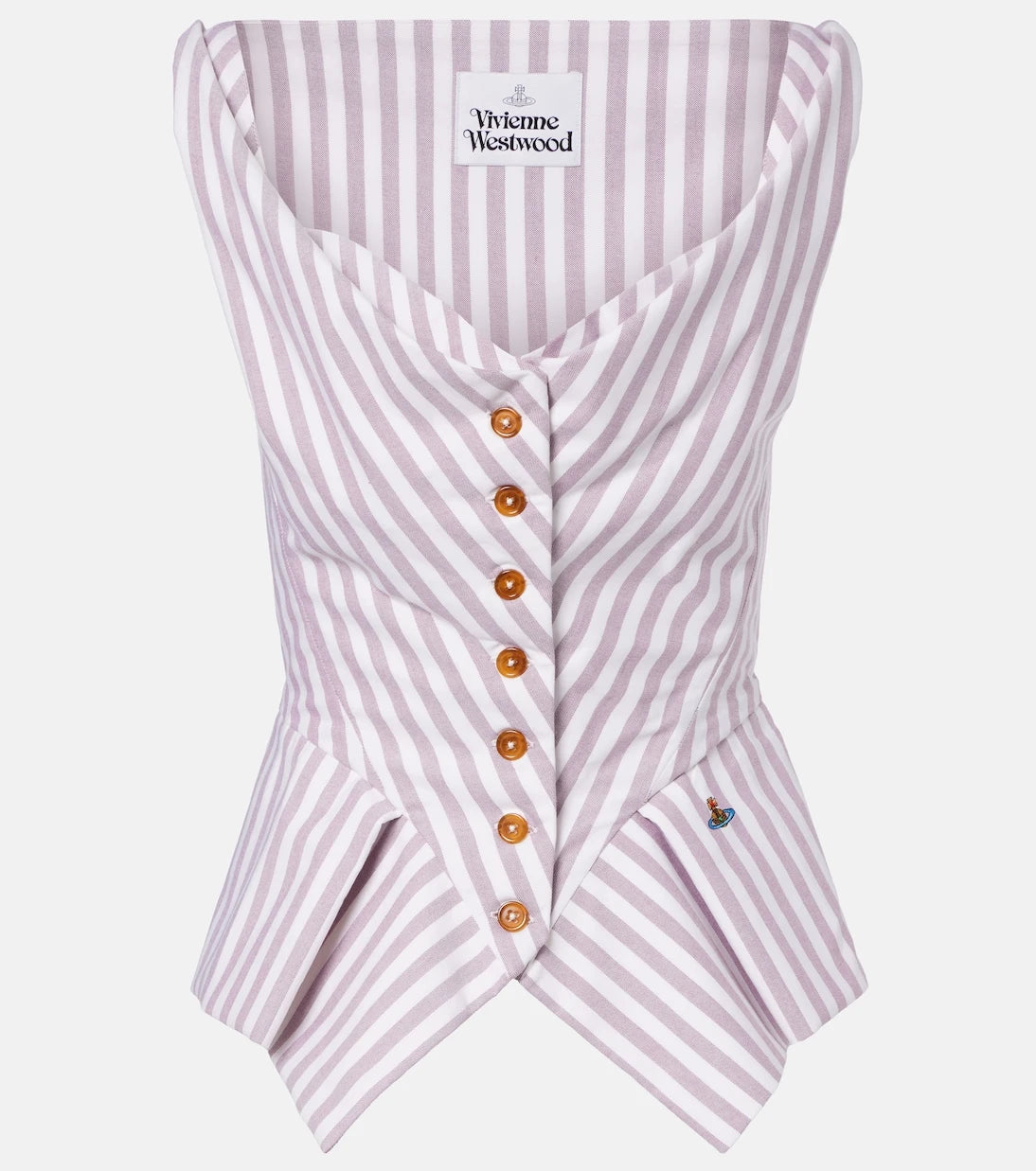 Vivienne Westwood - Monday striped cotton top