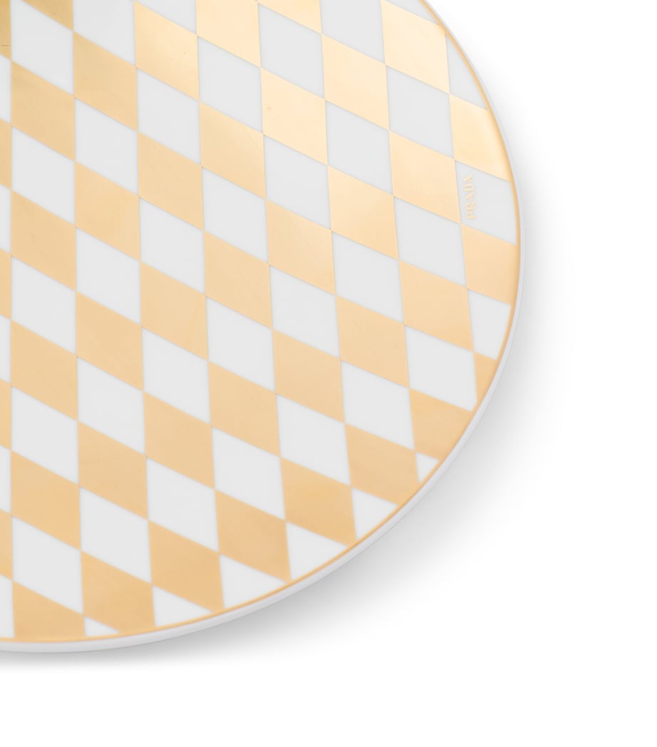 Prada Chequerboard Charger Plate (28cm)