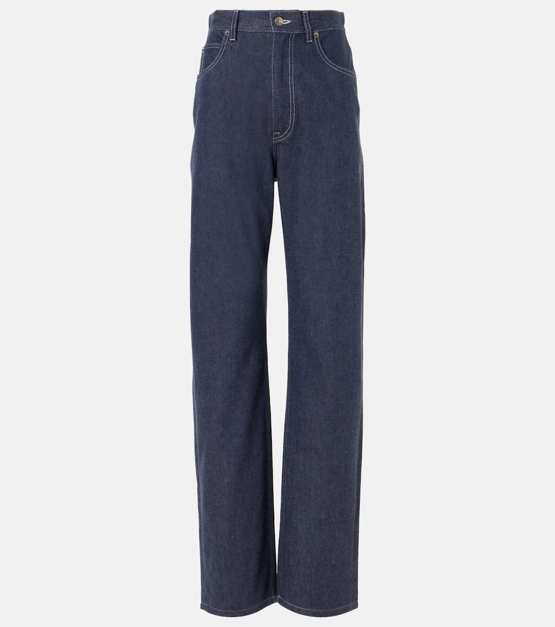 Loro Piana - Tye high-rise wide-leg jeans