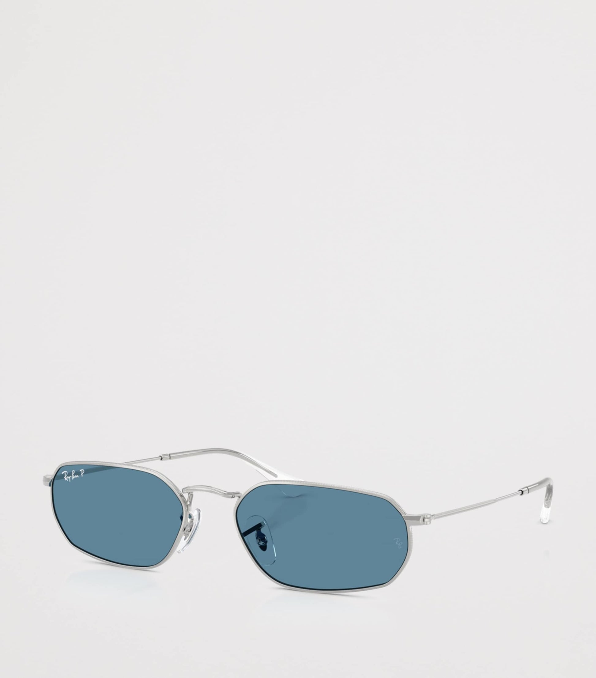 Ray-Ban Silver RB3947 Chromance Metal Irregular Sunglasses