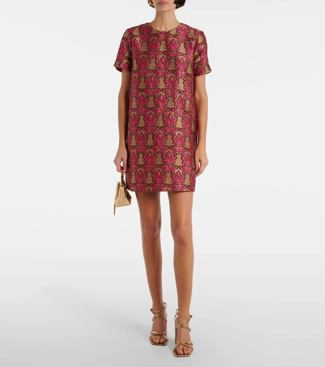 La DoubleJ - Mini Swing jacquard minidress