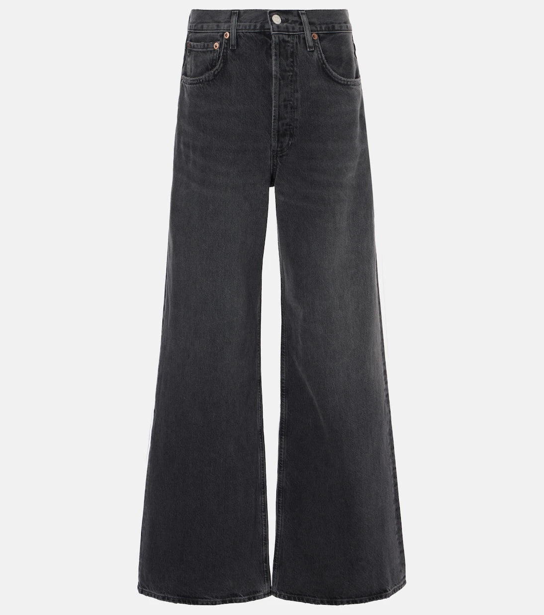 Agolde - Dame high-rise wide-leg jeans