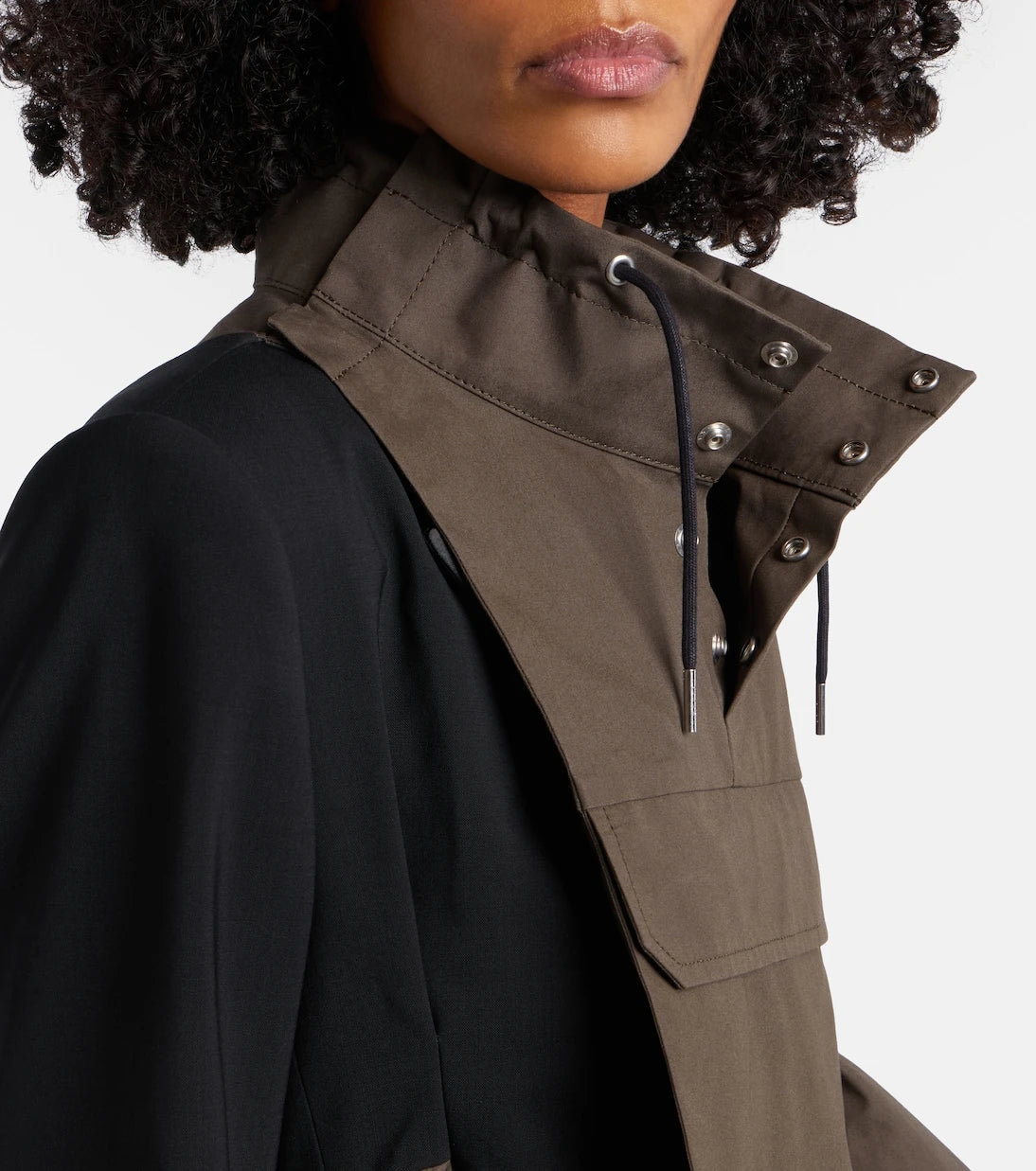 Sacai - جاكيت بلوزون متعدد الألواح